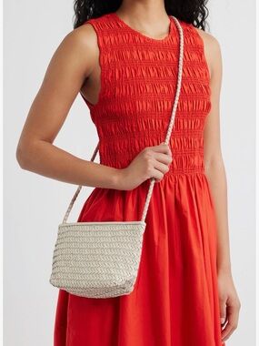 Madewell The Signature Woven Crossbody Bag in Vintage Muslin NWT $148 NZ769